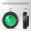Wired Bike Speedometer IP67 Waterproof Round Shaped Bike Computer Large LCD Dispaly Backlight Screen Cycle Odometer2