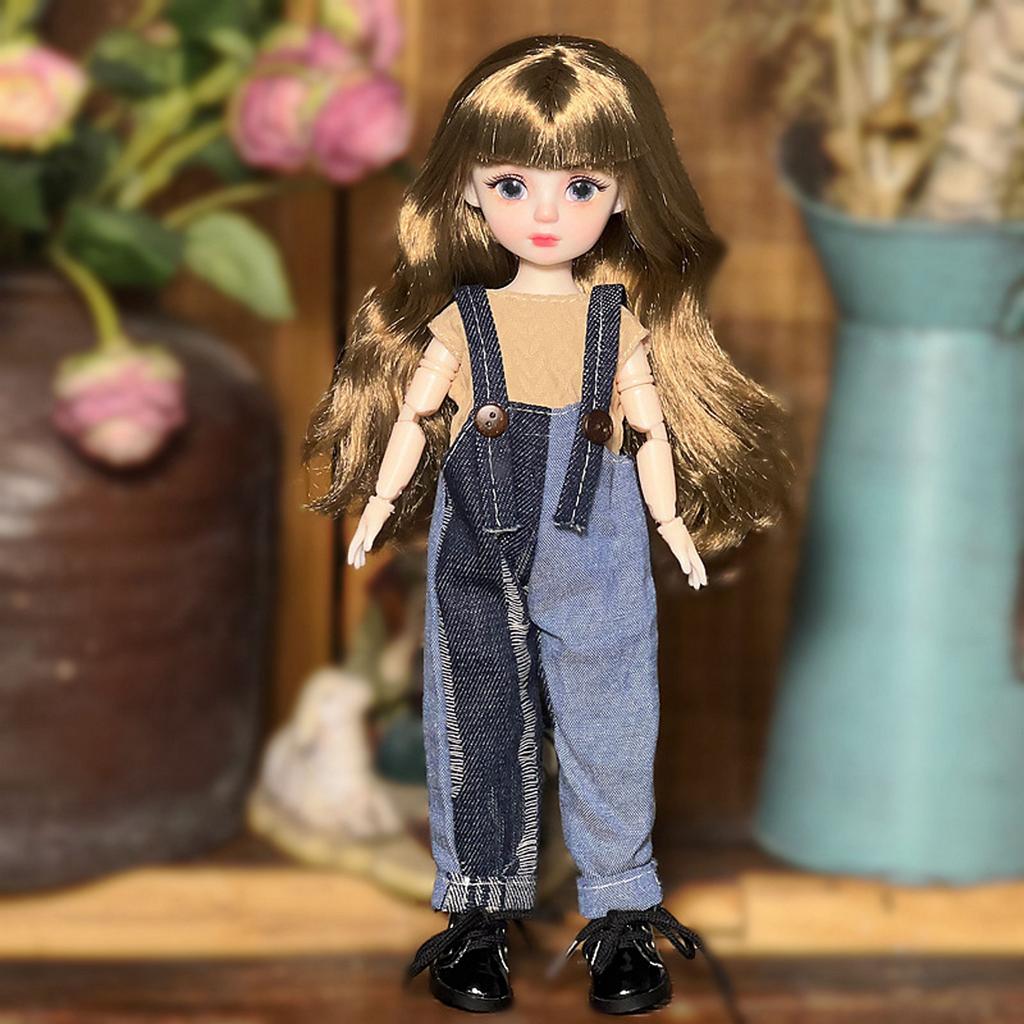 Платье для куклы Лоли Полный набор куклы с 20 шарнирами и расписанным вручную макияжем губ