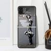 Street Art Banksy Graffiti Phone Case For Samsung Galaxy Z Flip 7 Flip7 Zflip 6 Flip6 5 Flip5 4 Flip4 3 Flip3 5G Fundas Black Co
