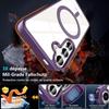 Coque avec Cercle Magnétique pour Samsung Galaxy S25, Protection Hybride Silicone et PC Anti-trace Violet