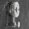 5Pcs Plastic Shower Hooks Punch Free Wall Hanger Light Luxury Suction Cup Hooks  Kitchen
