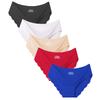 5 шт. бесшовные ультратонкие трусики женские с низкой посадкой сексуальное нижнее белье однотонные удобные дышащие трусики женские брифы