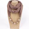 1Pcs Women New Fashion Scarves Collar Pendant Scarf Necklace Necklace For Women Jewelry Boho Jewelry For Women