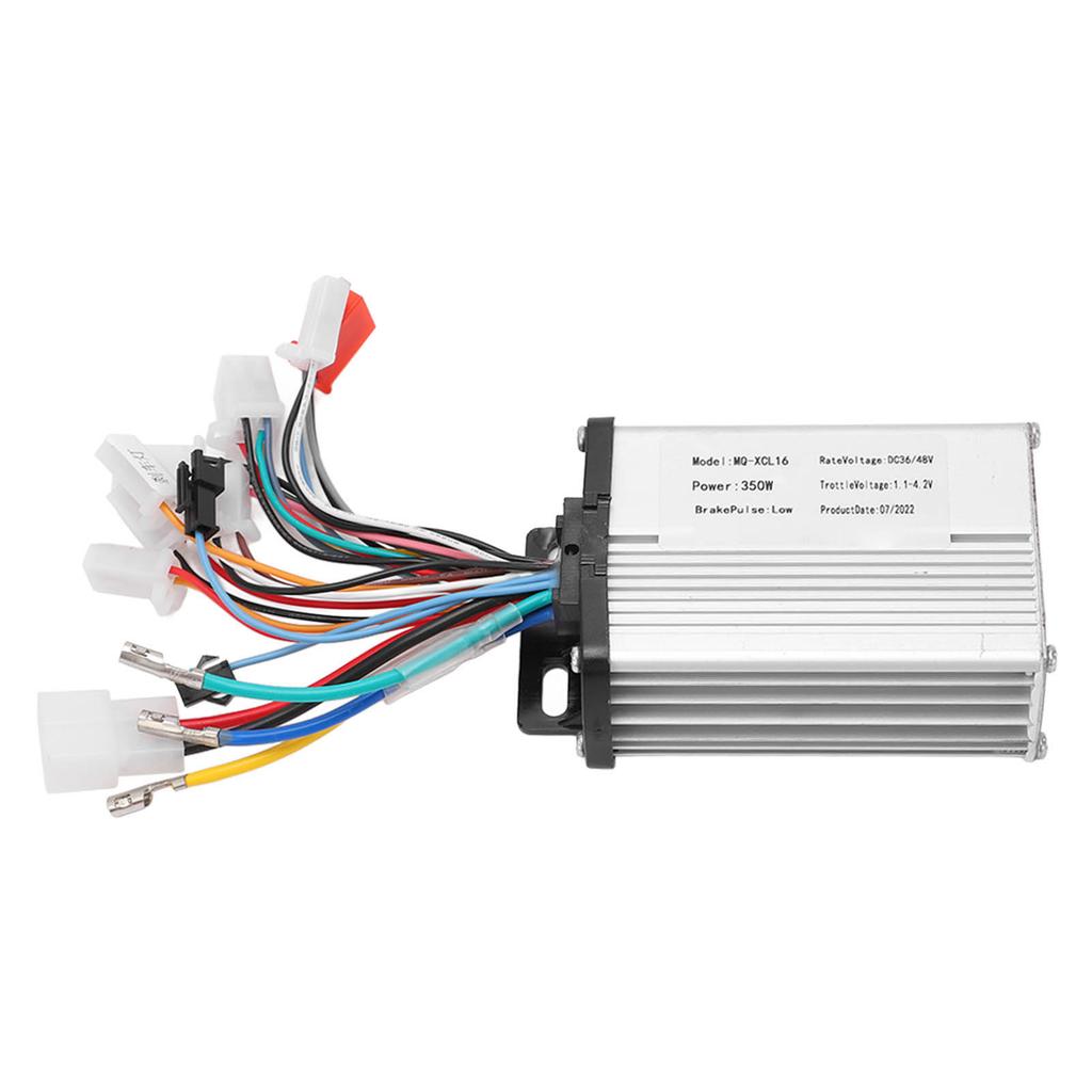 Brushless Controller Kit Aluminum Alloy Rubber Controller Grip Set for Electric Bikes Motorcycles 36V 48V 350W