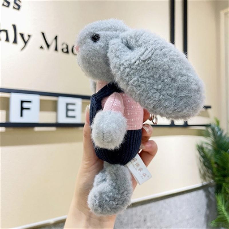 Плюшевый маленький рюкзак Зайчик Брелок-подвеска Кукла Брелок для машины Плюшевая игрушка