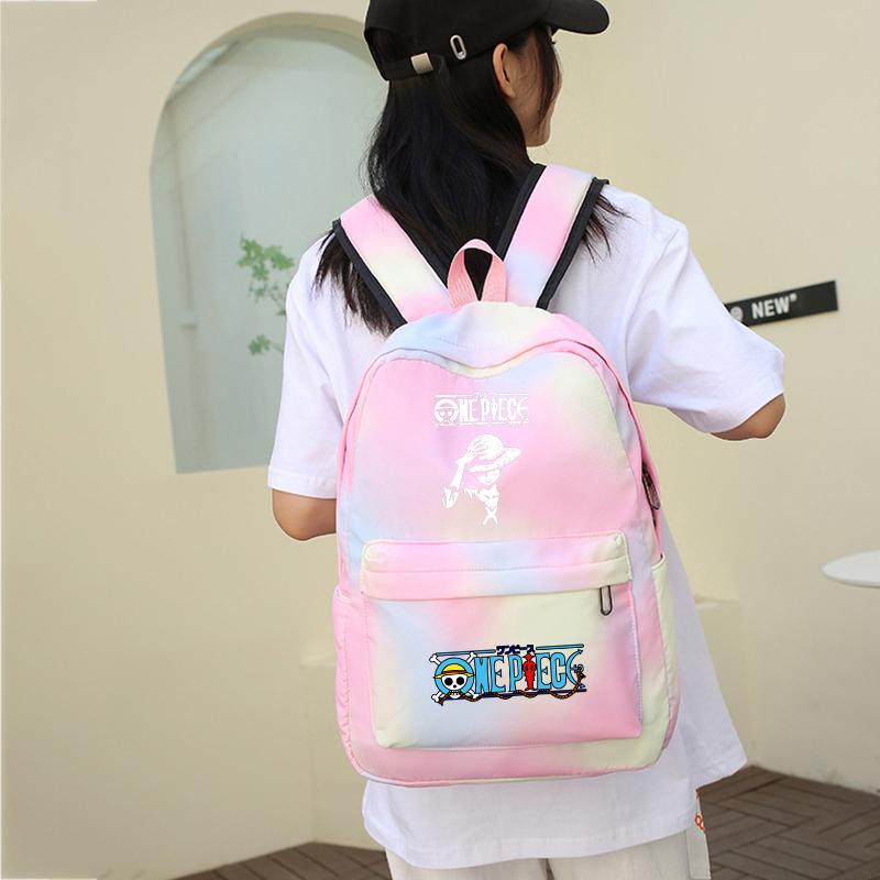 Цельный рюкзак в стиле аниме, 3 шт./компл., рюкзак Back To Schoobag с сумкой для обеда для девочек и мальчиков, студенческая сумка для книг, мужская и женская дорожная сумка Mochila