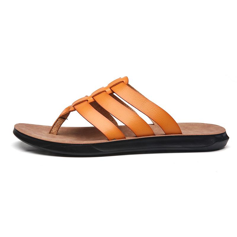 Модные мужские шлепанцы Летние сандалии с перемычкой для пальцев Уличные повседневные плоские шлепанцы для мужчин Вьетнамки Дизайнерские шлепанцы Нескользящие пляжные сандалии