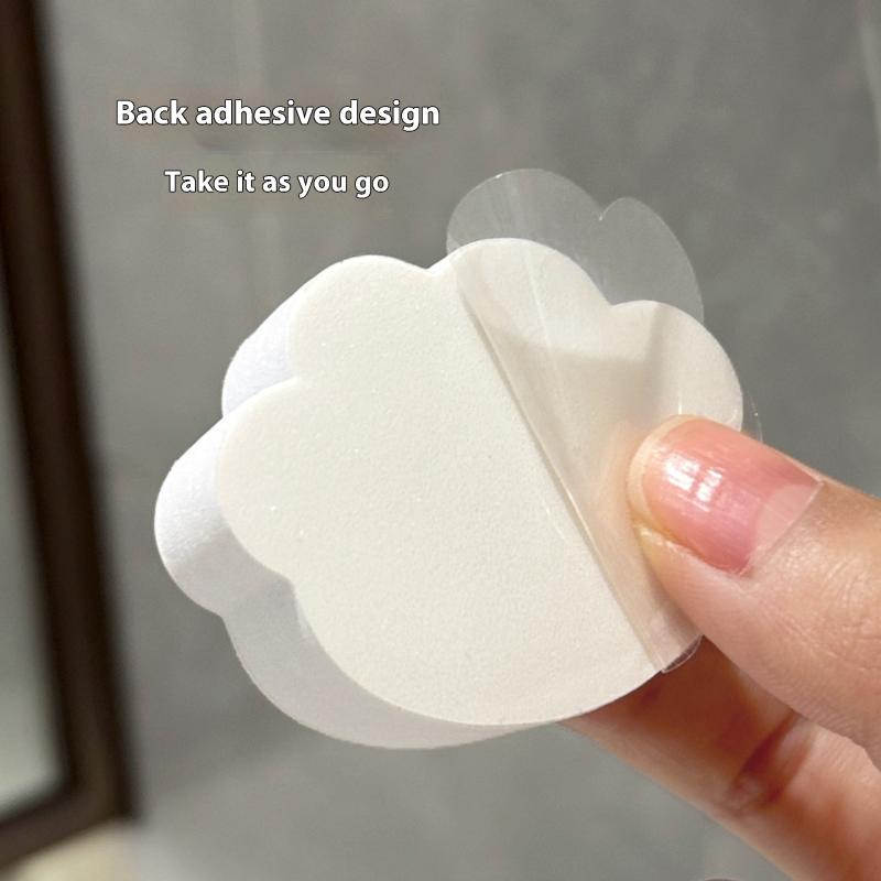 1/5Pcs Cute Cat Claw Glass Cleaning Brush Mirror Glass Wipe Adhesive Removal Magic Sponge Cleaner For Kitchen Bathroom
