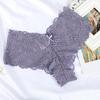 Women's Sexy Lace Panties Cheeky V Waist Hipster Bikini Underwear Floral Lace Low Waist Boyshorts Briefs