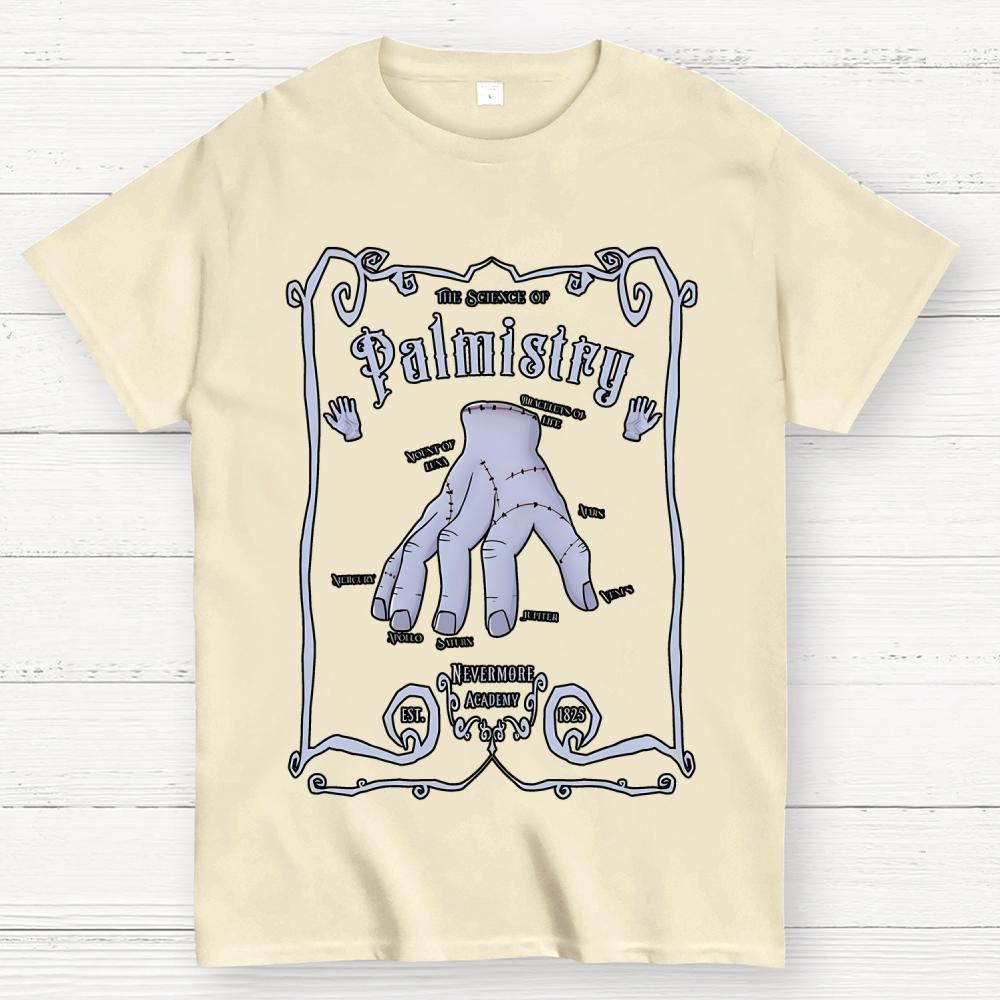 The Science of Palmistry Unisex Cotton Summer Casual Cool Loose T-Shirt