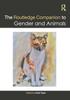 The The Routledge Companion To Gender and Animals Book