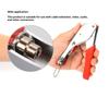 Multifunctional Coaxial Crimping Pliers, Crimping Tool for Coaxial Cable, Cold Crimp RG59 RG6 Cable TV Crimping Tool