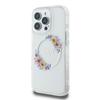 Etui do iPhone 16 Pro Guess Hardcase Flowers Wreath MagSafe