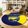 Round Rug Custom NameReading FC Pattern Non Slip Carpet Home Floor Decor