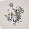Vans Модная Простая Стильная Трендвая Футболка с Коротким Рукавом Унисекс Топы Бежевый VN000NJU2N11