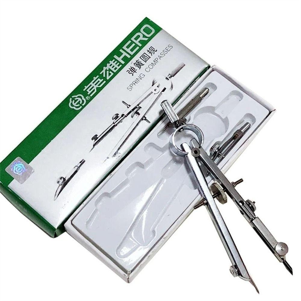 Инструмент для рисования Металл Геометрия Разметочный циркуль Измеритель Угломер Пружинные циркули Математический циркуль