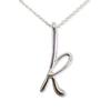 [Used] TIFFANY 925 Initial K Pendant Necklace J28-34