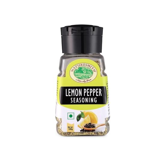 NATURESMITH LEMON PEPPER SEASONING-100gms || SMALL SPRINKLER TANGY AND SALTY SEASONING READY TO USE ||