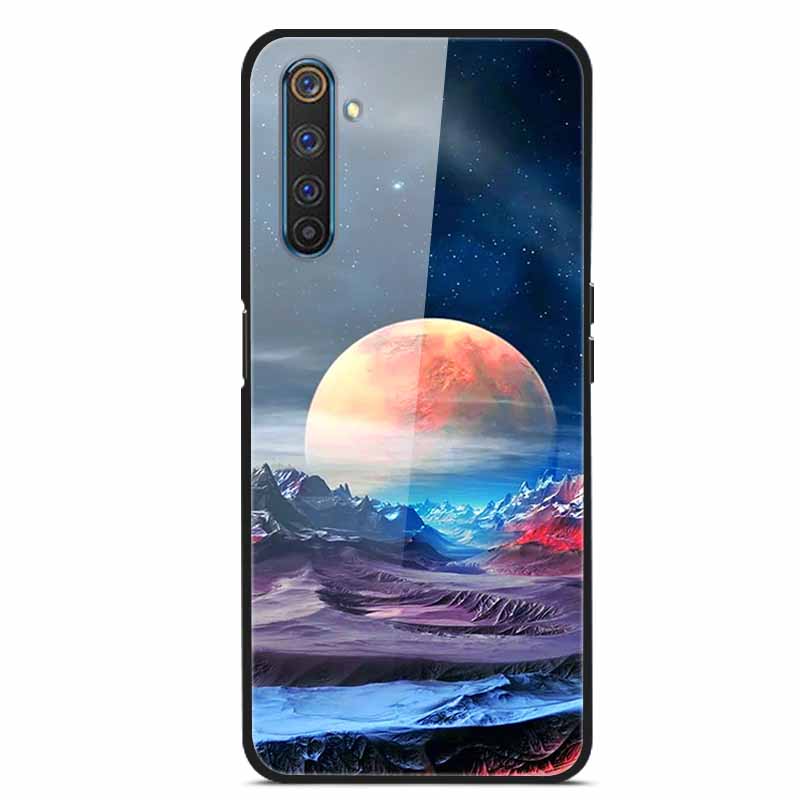 For Realme 6 Pro Tempered Glass Case for Realme 6 6S 6i Soft Bumper Hard Funda For Realme 6 Pro Phone Case Realme6 6 S 6i Cover
