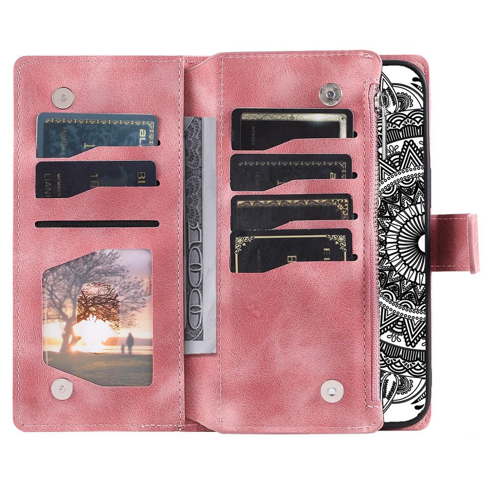 Wallet Case for Galaxy A56 5G - Leather/PU, Rose Gold