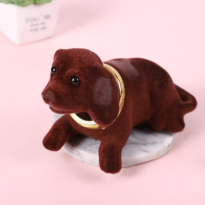 Car Shake Head Dog Ornaments Cute Nodding Decoration Gift For Car Interior Home Room Auto Accessories