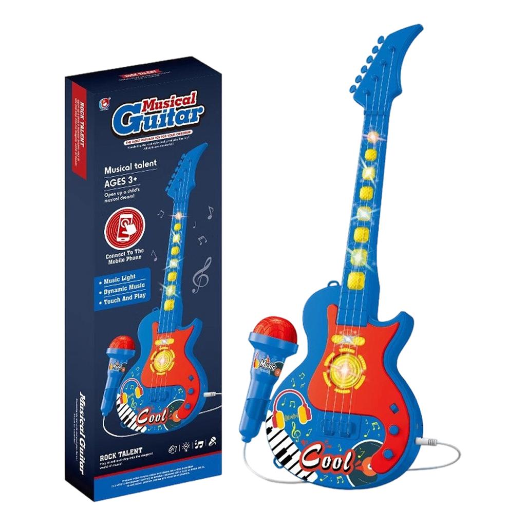 Детская машинка-игрушка с микрофоном – Светящийся караоке-плеер, совместимый