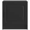 Nightstand Black 43 x 34.5 x 47 cm Particleboard