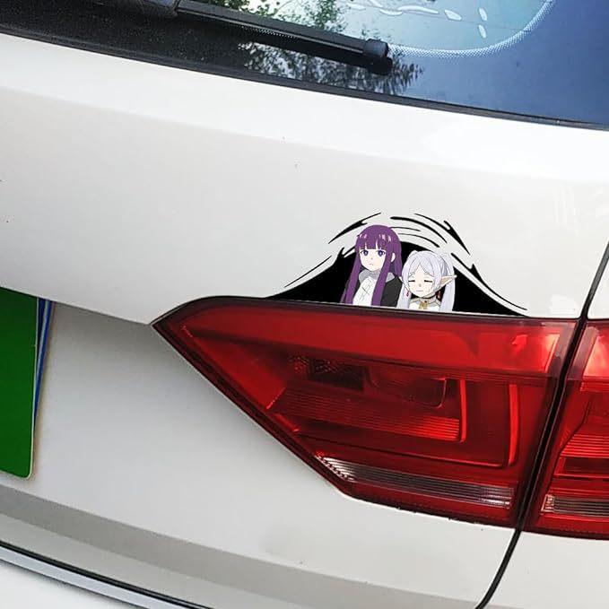 Anime Humor Stickers for Water Bottles, Bumpers, and Truck Windows