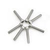 Yigu Fine Thread Knurled Socket Head Screws, 304 Stainless Steel, M3-M12