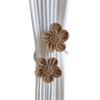 Flower Curtain Magnetic Tie Rope Backs Holdbacks Buckle Clips Accessory Rods Accessoires Hook Holder Home Decorations