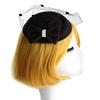 Fascinator Hairpin Lightweight Comfortable Polyester Fiber Mesh Bowknot Hair Clip for Daily Life Shopping Travel