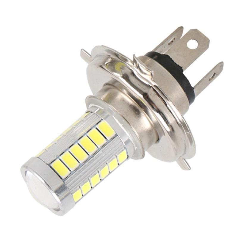 2шт H4 5630 33SMD LED 30W Лампа Автомобильная светодиодная противотуманная фара 6000LM Мотоциклетная светодиодная фара