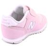 New Balance IZ373 Детские Универсальные Спортивные и Школьные Кроссовки, Ремень, Розовый, 13.5см, 730373, Для девочек