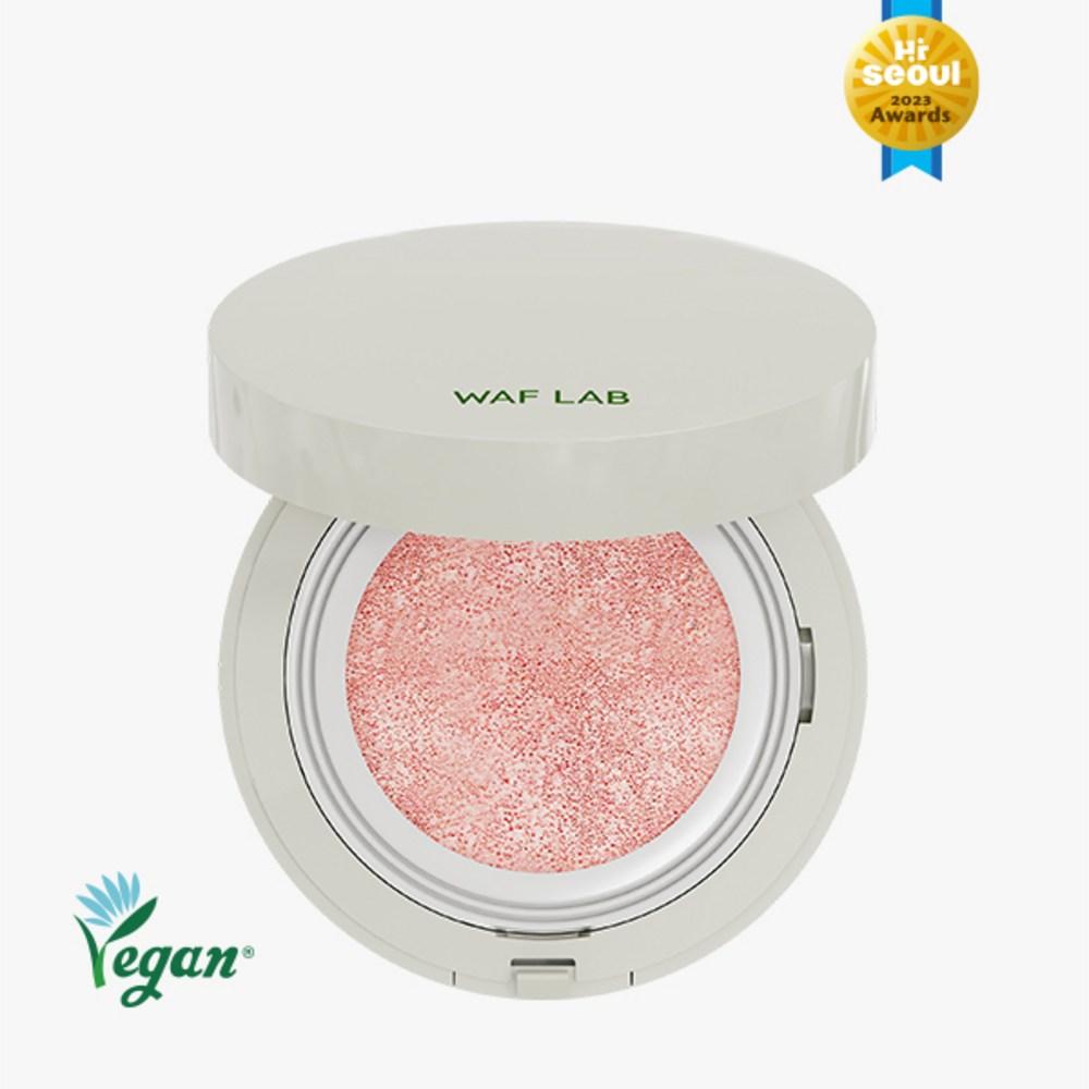 WAF LAB Футболка Youth Tone-up Sun Cushion Pact и Декоративная Наклейка, 15 г, 1 шт.