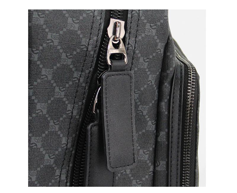 Трендовый корейский клетчатый рюкзак большой вместимости для мужчин и студентов