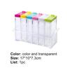 6Pcs/Set Seasoning Box with Tray Condiment Storage Plastic Moisture-Proof Salt Jar for Kitchen