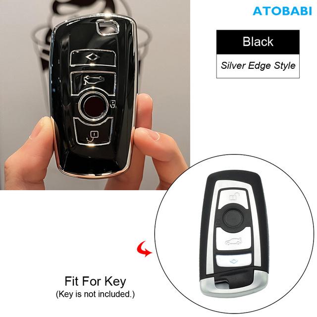ТПУ чехол для ключей от машины, дистанционный брелок, защитная крышка, держатель для ключей для BMW 3, 5, 6, 7 серии F07 F10 F11 F18 F06 F12 F13 F01 F02 F03 F25