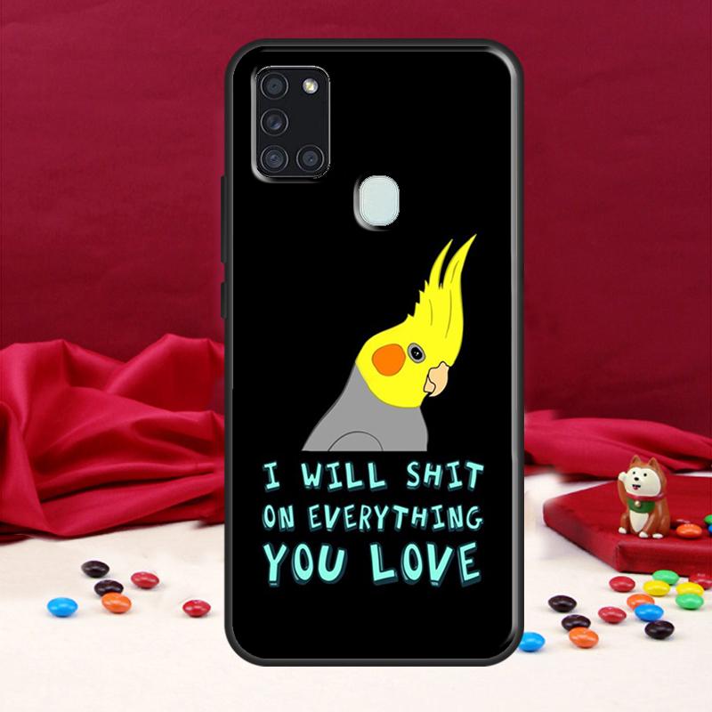 Parrot Bird Case For Samsung Galaxy A34 A54 A14 A12 A52 A22 A32 A42 A72 A13 A33 A53 A50 A51 A71 Coque