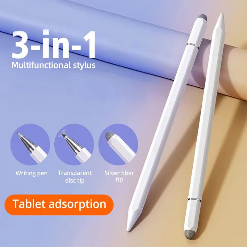 3 in 1 Universal Stylus Pen Pencil for iPad Samsung Xiaomi Huawei No Charging Phone Tablet Pen Screen Touch Pencil