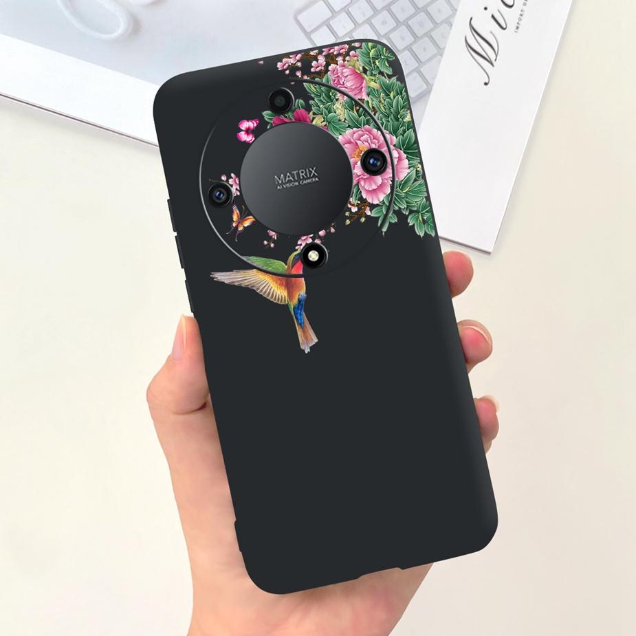 Чехол для Honor Magic6 Lite Чехол для Honor X9b Красивые Девушки Подсолнух Мягкий Силиконовый Чехол для Телефона Для Honor Magic6 Lite HonorX9b Бампер