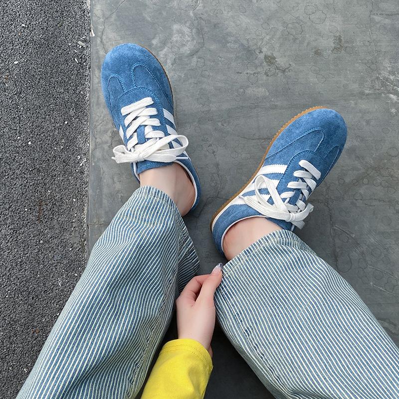 Баотоу полутапочки женские летние 2025 новые супер огонь без каблука желтые немецкие тренировочные туфли ленивые на одной педали женская обувь