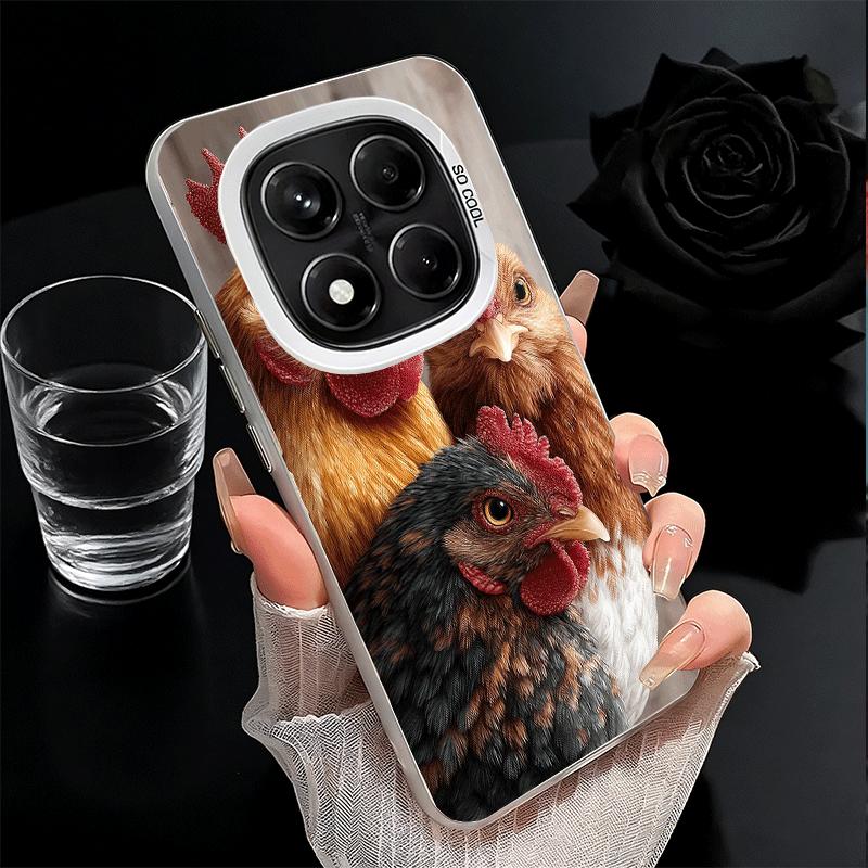 Chicken Hen Rooster Soft Phone Case for Xiaomi Redmi Note 13 14 15 Pro Plus 12S 12 11S 11 11T 10S 10 Shockproof Cover Back Shell