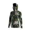 Men Camo Fishing Hoodie UPF50+ Sun Protection Long Sleeve Shirt With Face Mask Quick Dry Outdoor Hunting Fishing Shirts