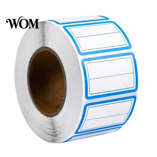 No Residue Labels 500 Pcs Label Stickers, Color Coding Self-Adhesive Name Tags, Waterproof Tags Removable for Handwriting File Folders, Price Shelves