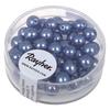 Renaissance Perles en verre , 6mm boîte 45pces, bleu azur