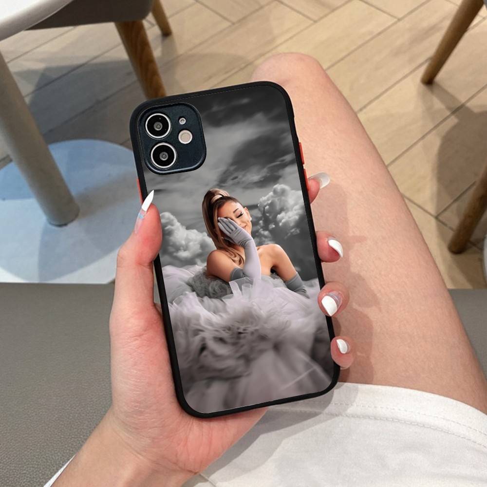 A- Ariana G-Grande Phone Case For IPhone 14 11 12 13 Mini Pro Max 8 7 Plus X XR XS MAX Translucent Matte Cover