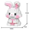 Creative Building Blocks 25 Stypes Cute Animal Cartoon Model DIY Collect Fans Education Toys for Kids Gift for Girls