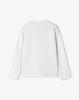 WORK ON BODY OFF Rested Semi-Overfit Henley Neck Knit [White]