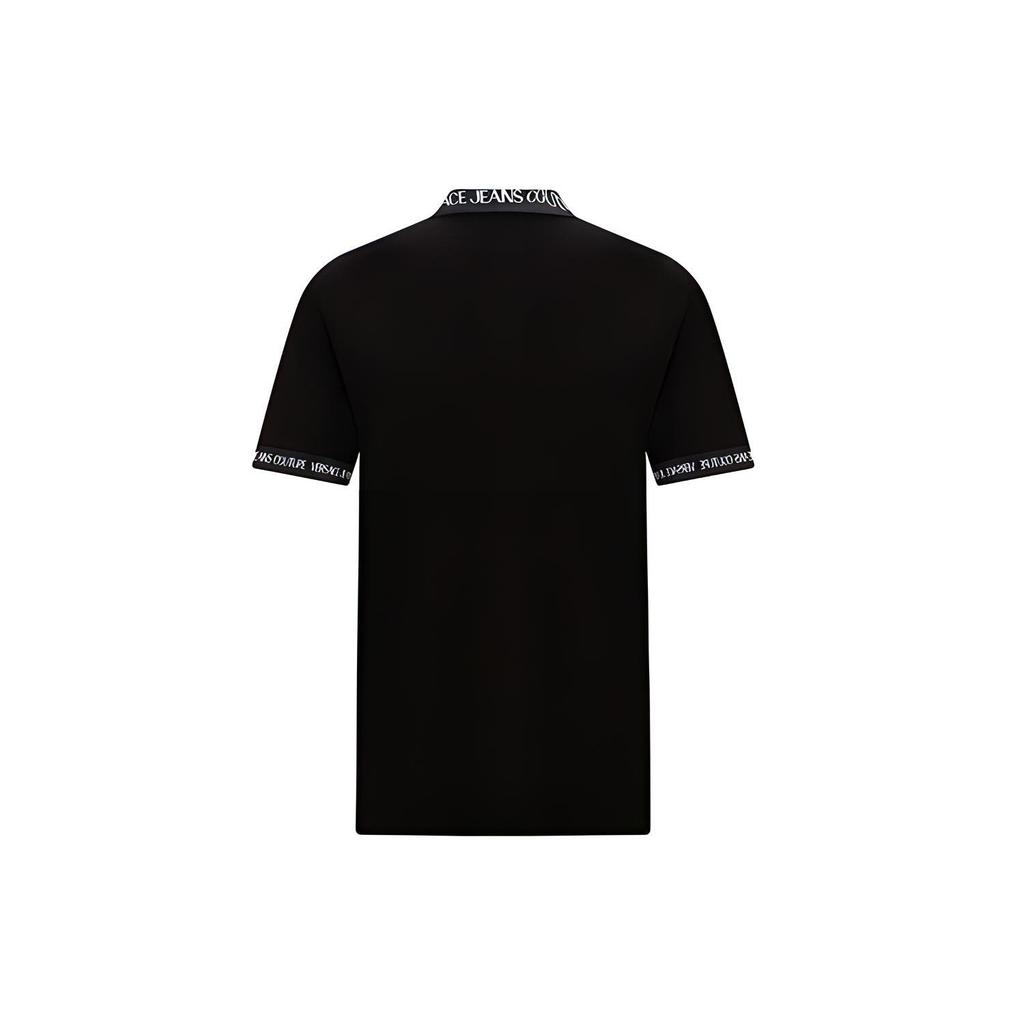 VERSACE JEANS COUTURE Barocco-Trim Short-Sleeved Polo Shirt 76GAGT00-CJ01T-899