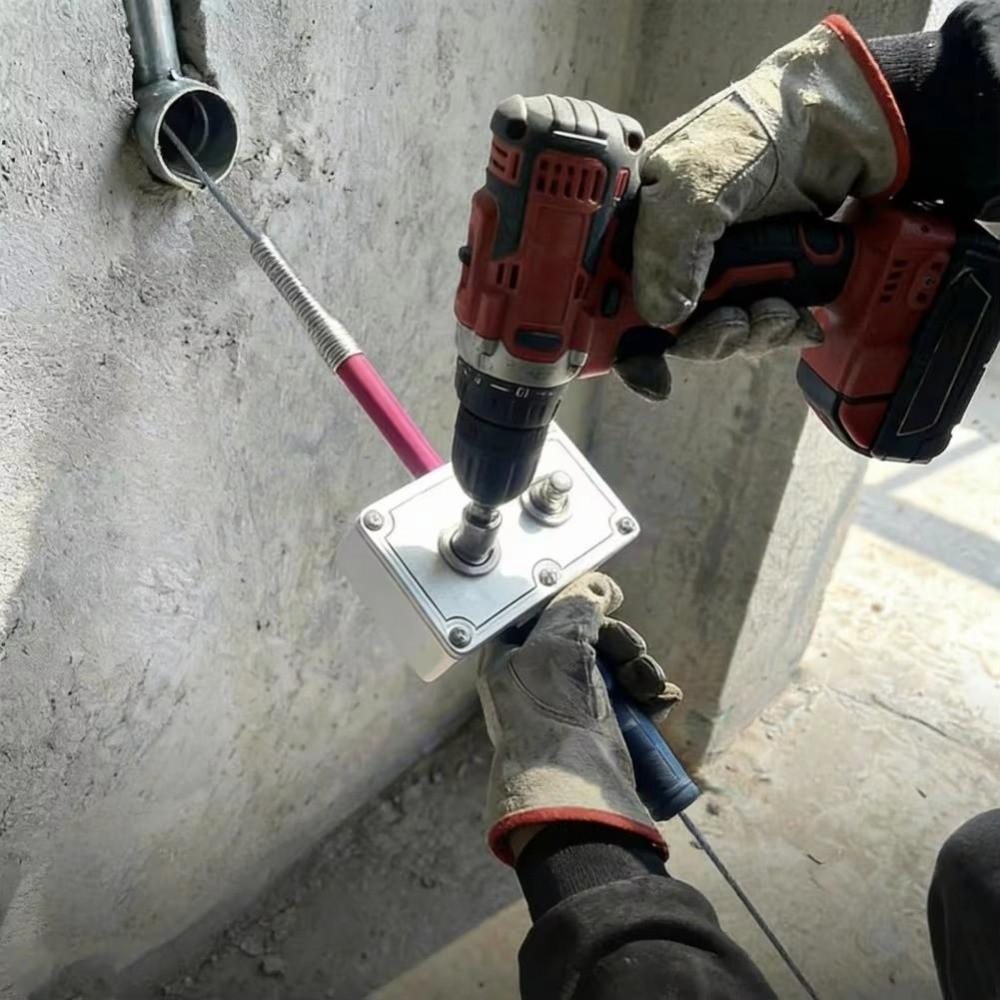 Handheld Cable Feeder Heavy Duty Electric Cable Puller Wire Puller  Wall Underground Data Center